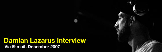 Damian Lazarus Interview