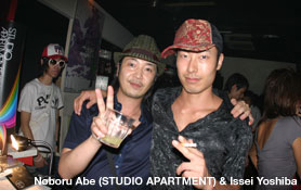 Noboru Abe (STUDIO APARTMENT) & Issei Yoshiba